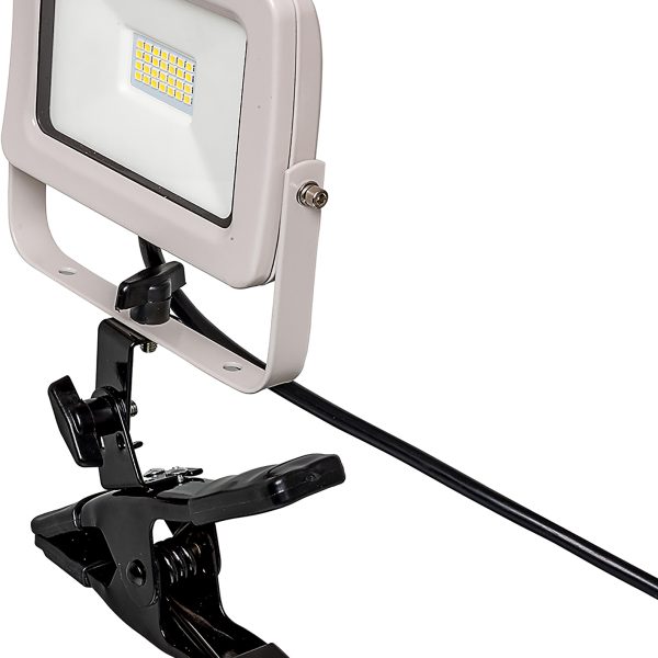 STEFFEN Arbeitsleuchte LED Worklight 1995110KK1 weiss, mit Klammer, 10W