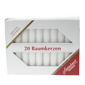 STEINHART Baumkerzen 95x13mm 02333-01 weiss 20 Stück