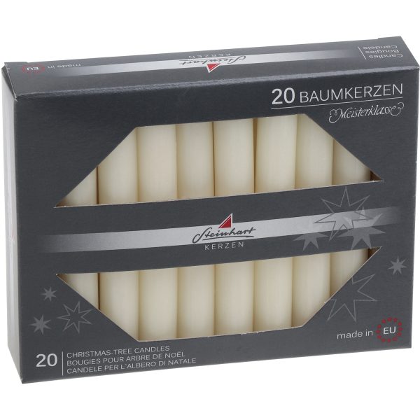 STEINHART Baumkerzen 95x13mm 02333-23 champagner 20 Stück
