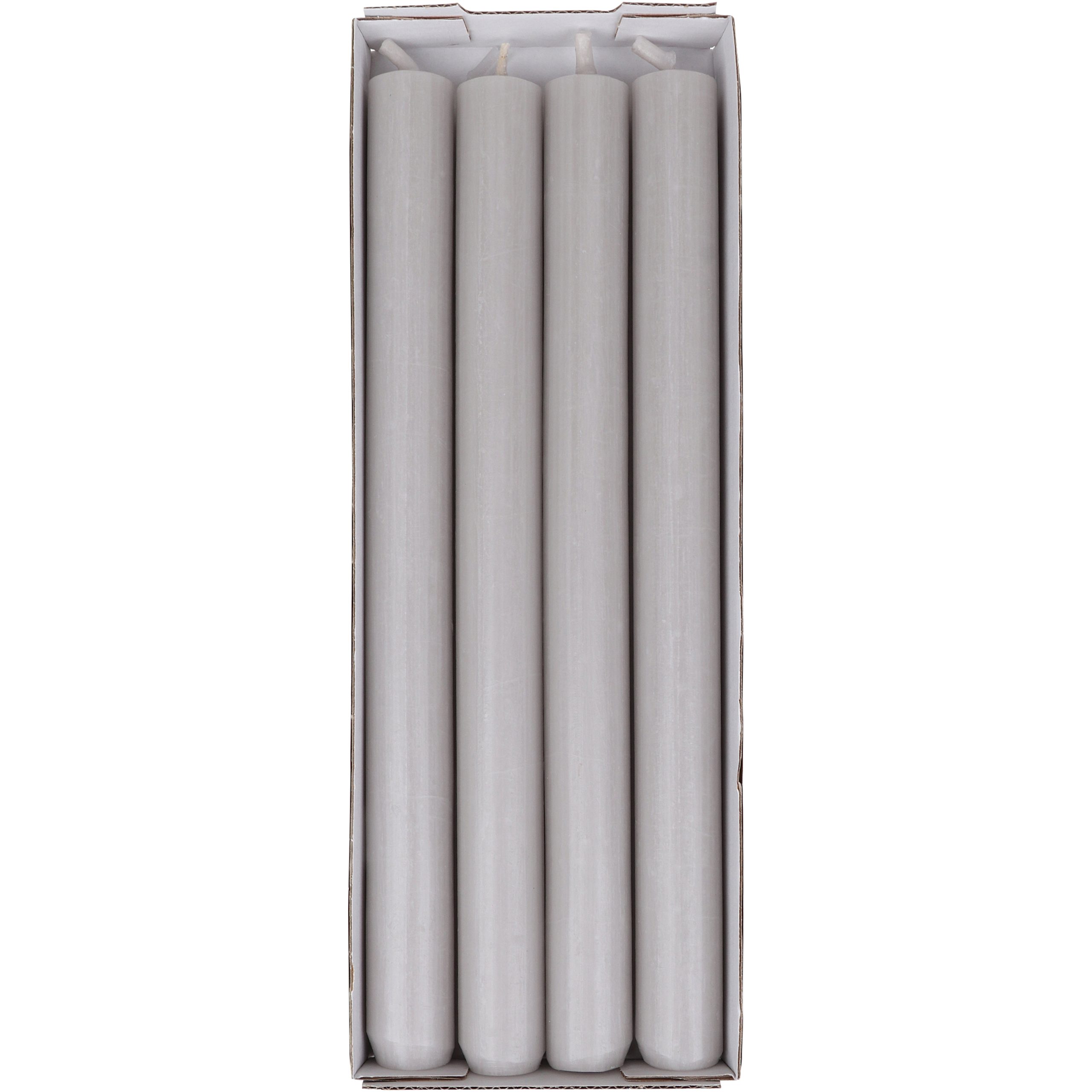 STEINHART-2317163000-4008542870989 STEINHART Stabkerzen 250x22mm 2317163000 taupe 4 Stück – Hochwertig & günstig bei ShopDeca