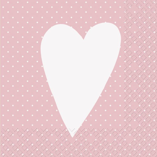 STEWO Serviette 33x33cm 2572649426 Tilde FSC rosa hell 20 Stück