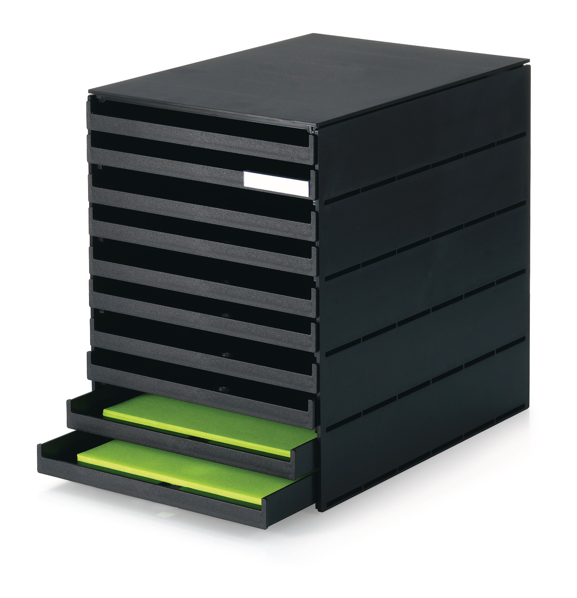 STYRO-14-8002.90-7612176073226 STYRO Schubladenbox styroval pro 14-8002.90 schwarz/schwarz 10 Schubladen – Hochwertig & günstig bei ShopDeca