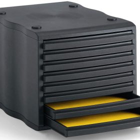 STYRO Schubladenbox styrowave 248-8550.99 schwarz 8 Schubladen