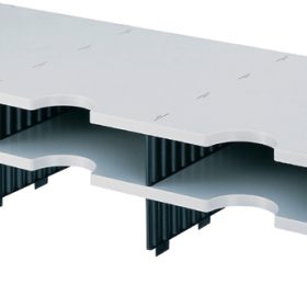 STYRO Aufbaueinheit styrodoc trio 268-13021.98 schwarz/grau 6 Fächer