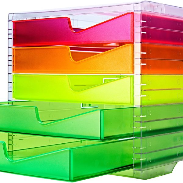 STYRO Styroswingbox neonline 275-8430.262 transp./multic. 5 Schubladen