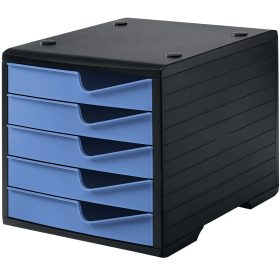 STYRO Styroswingbox 275-8430.629 sz/cornflower 5 Schubladen