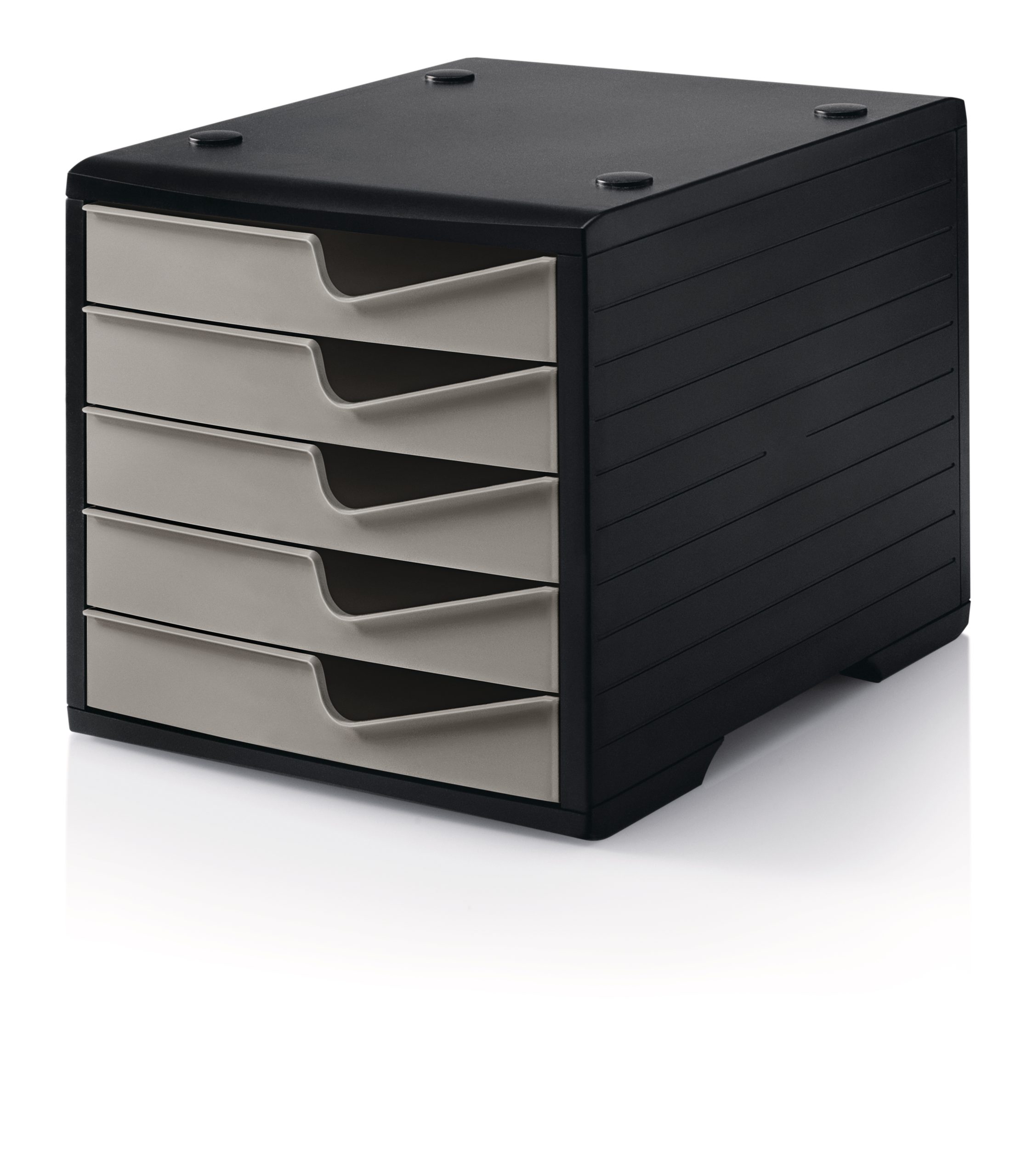 STYRO-275-8430.759-7612176079303 STYRO Styroswingbox 275-8430.759 schwarz/taupe 5 Schubladen – Hochwertig & günstig bei ShopDeca