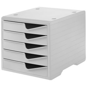 STYRO Styroswingbox 275-8430.882 grau/grau 5 Schubladen