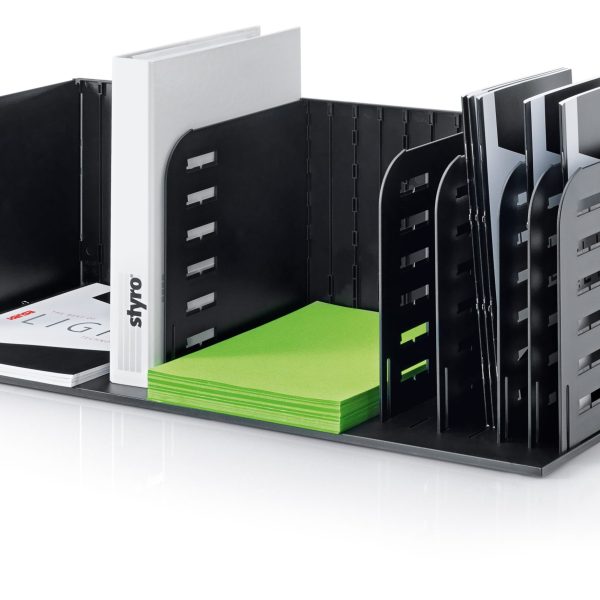 STYRO Ablagesystem styrorac 282-03007.99 schwarz/schwarz 8 Wände