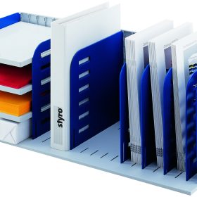 STYRO Ablagesystem styrorac 282-03407.38 grau/blau 8 Wände