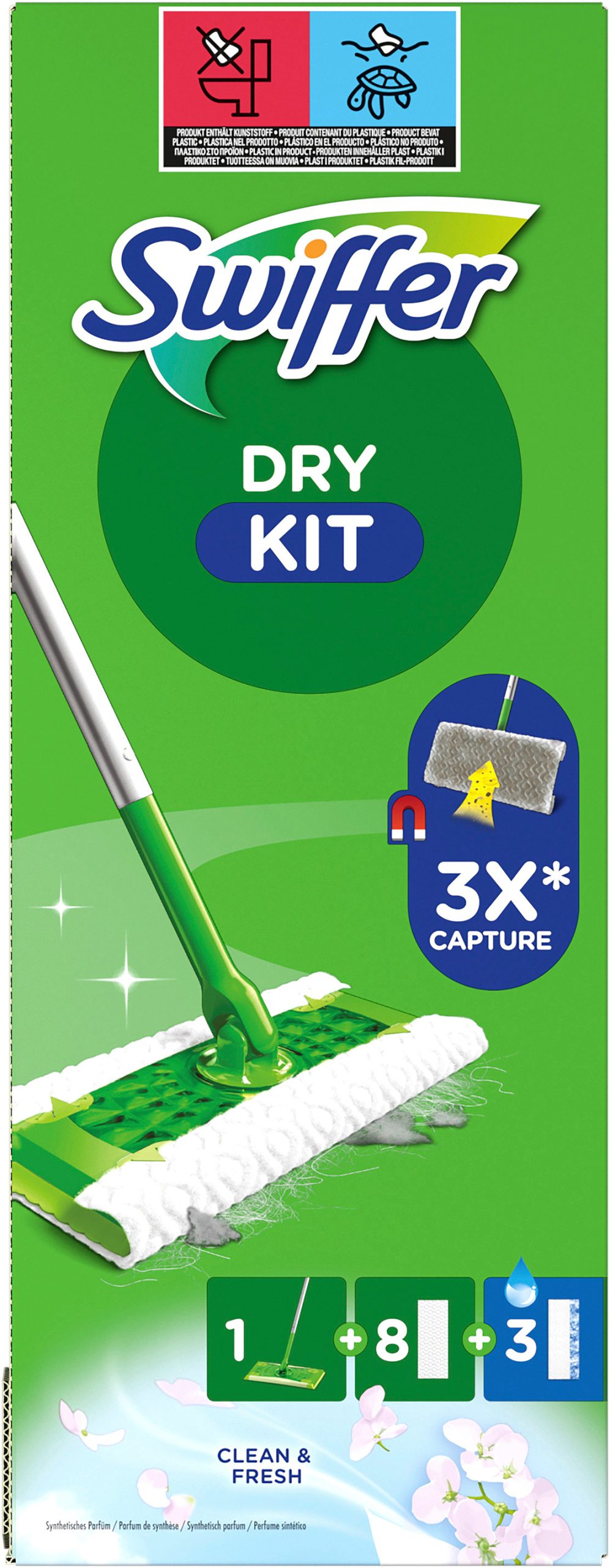 checked bmh SWIFFER Staubmagnet Starterset 972087 8Trockentücher+ 3 Wischtücher – Hochwertig & günstig bei ShopDeca