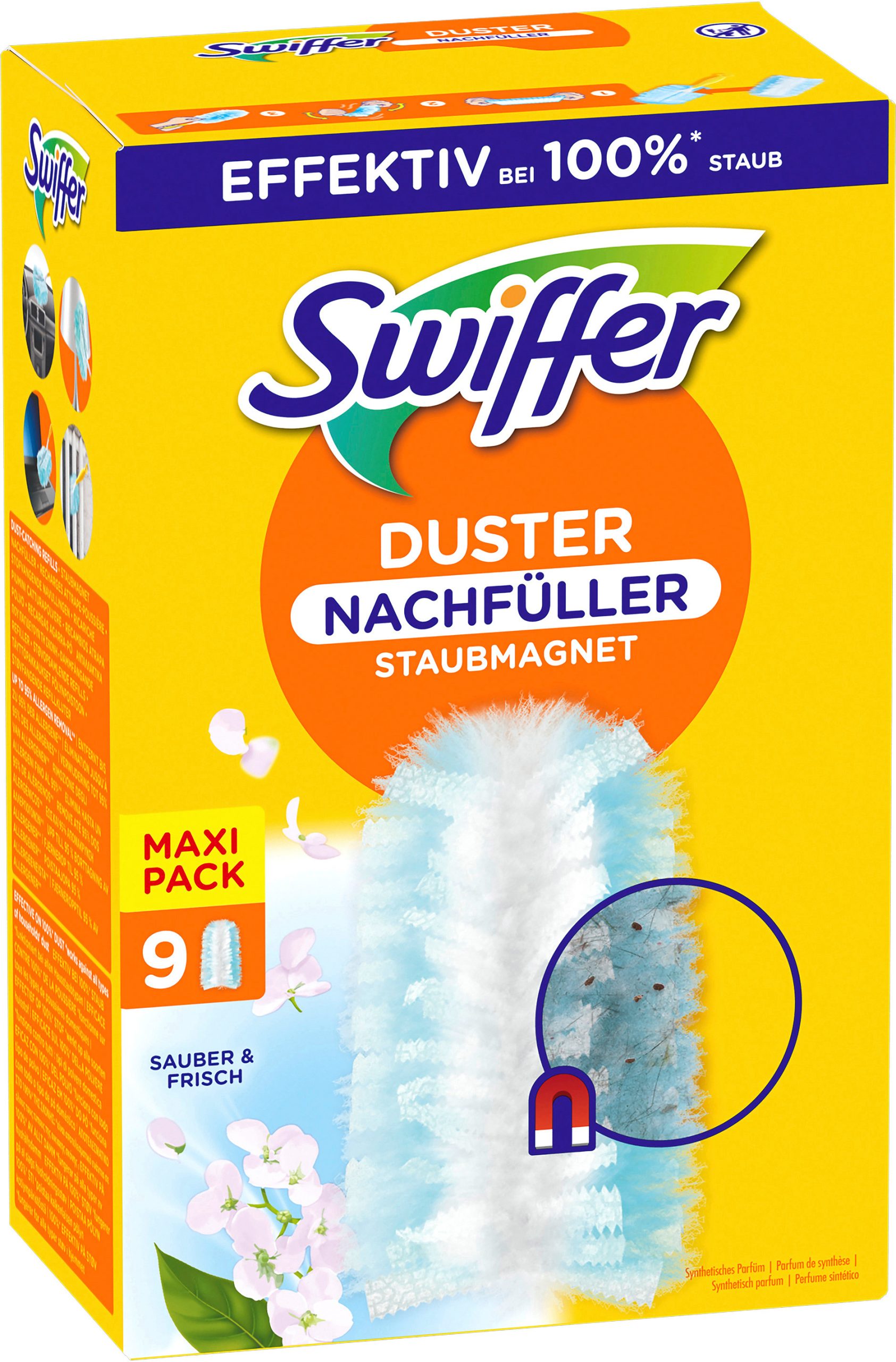 checked bmh SWIFFER Staubmagnet Duster 972100 Clean and Fresh 9 Tücher – Hochwertig & günstig bei ShopDeca