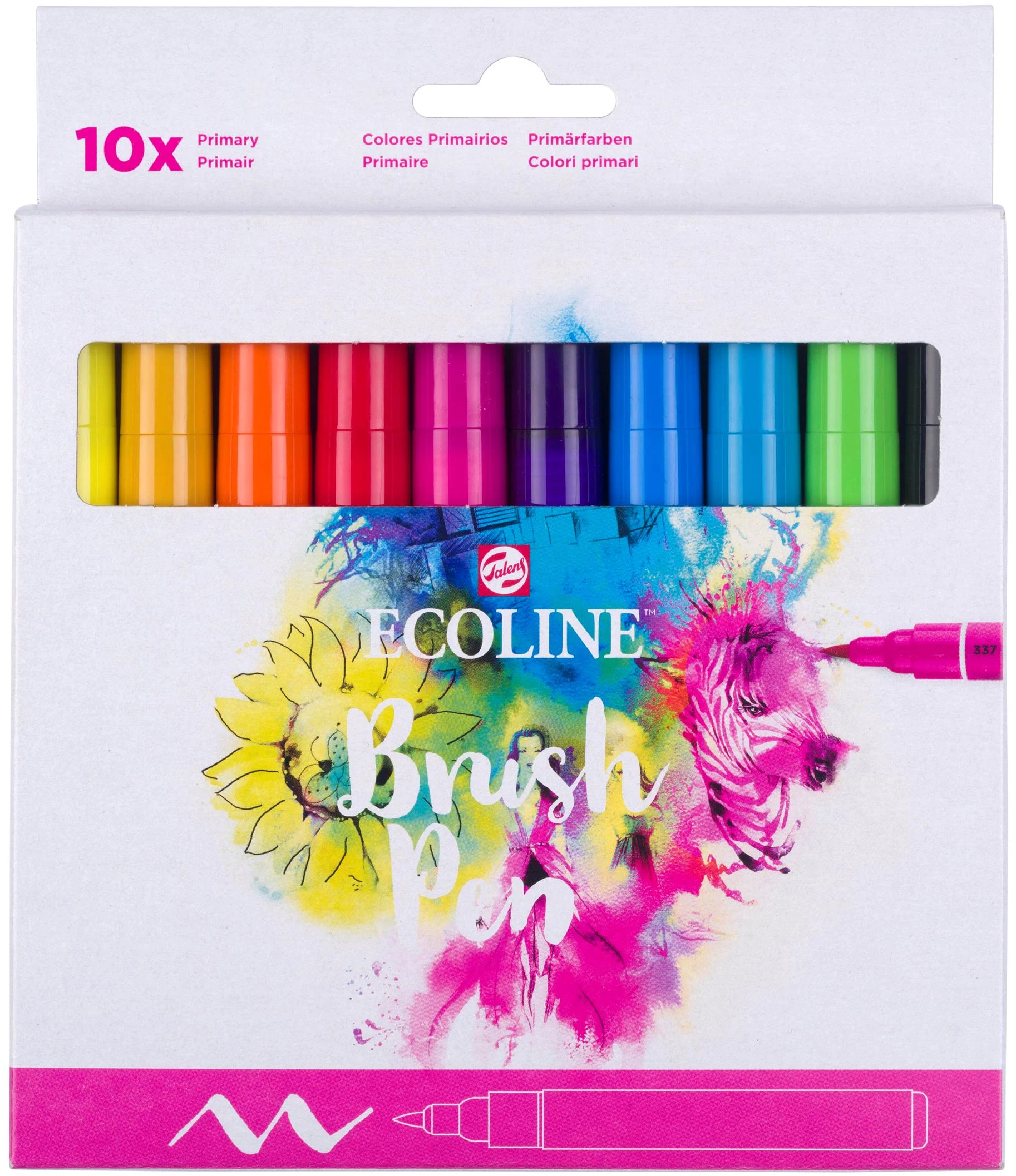TALENS-11509007-8712079519018 TALENS Ecoline Brush Pen Set 11509007 ass. 10 Stück – Hochwertig & günstig bei ShopDeca