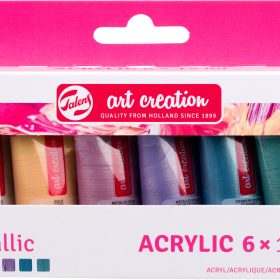 TALENS Acrylfarbe 6x12ml 9021861M Metallic