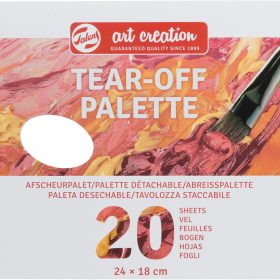 TALENS Farbpalette 18x24cm 9067001M abreissbar 20 Blatt