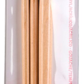 TALENS Öl- und Acrylpinselset 9099233M Grösse 4,8,16, flach 3 Stück