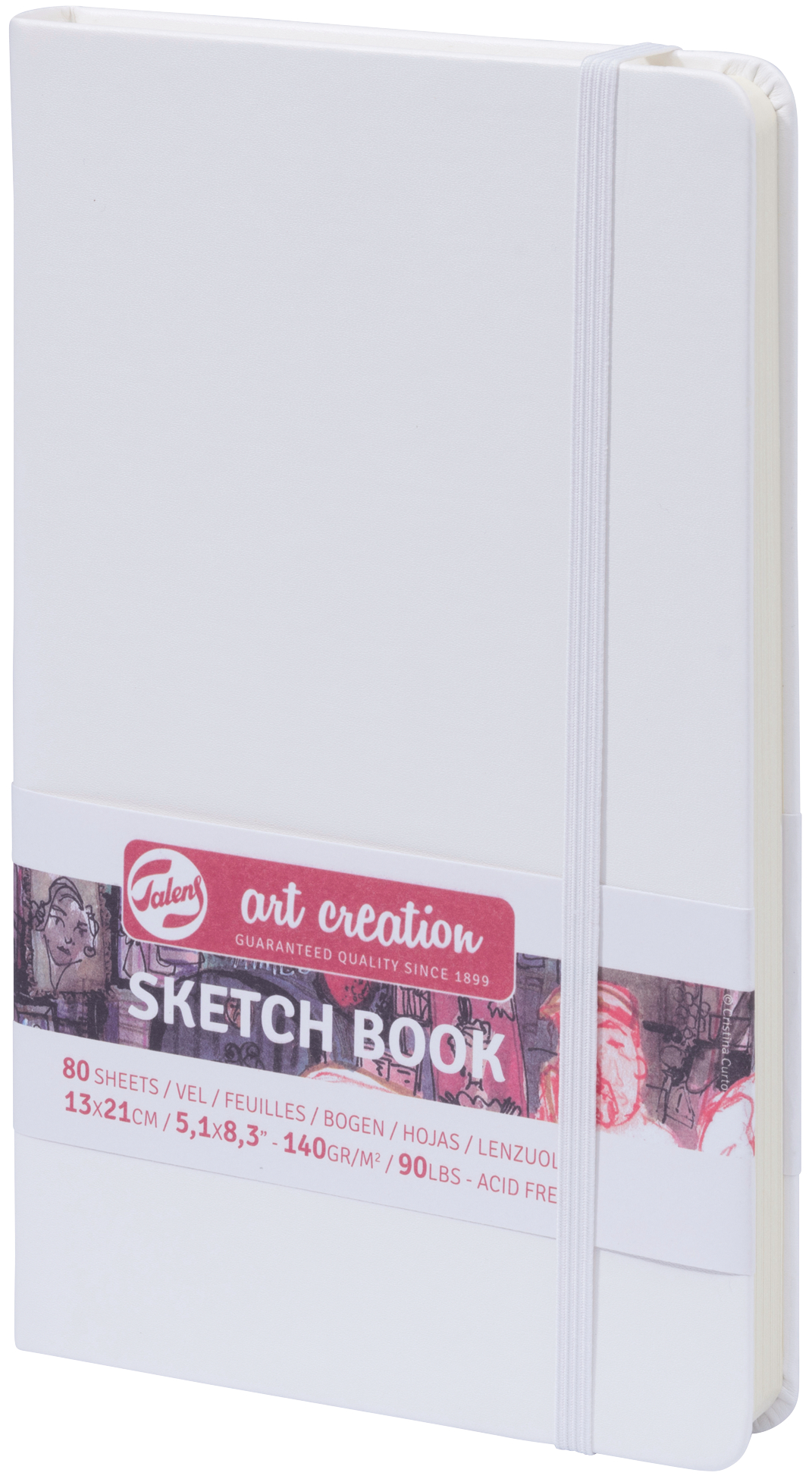 TALENS-9314102M-8712079383541 TALENS Skizzenbuch 13x21cm 9314102M weiss 80 Seiten – Hochwertig & günstig bei ShopDeca