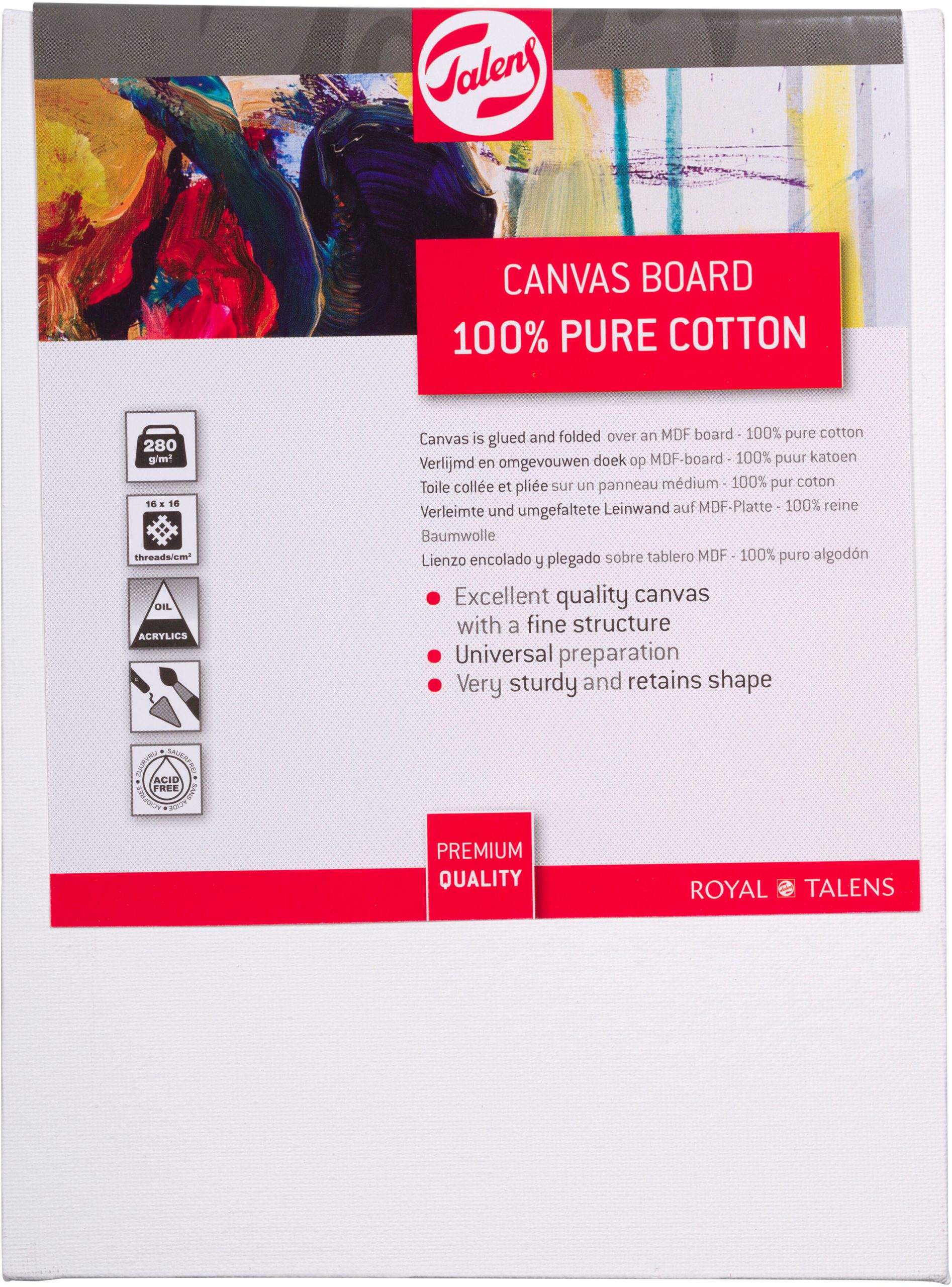 Canvas Board 18 X 24 Cm. TALENS Malplatte 18x24cm 93251824 Baumwolle, 280g/m2 – Hochwertig & günstig bei ShopDeca