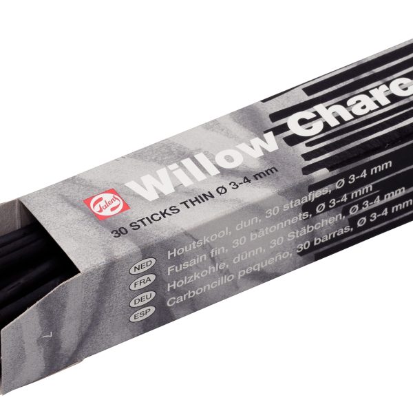 TALENS Holzkohle dünn 96000020 30 Stäbchen
