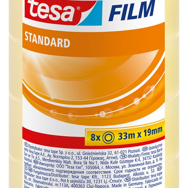 TESA Klebeband stand.Box 33mx19mm 572070000 8 Stück