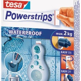TESA Powerstrips Waterproof 597000000 weiss, Large, 6 Stück