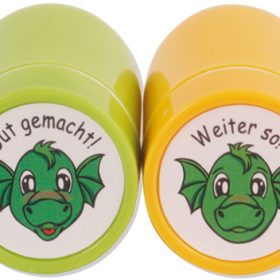 TIMETEX Set Dauer-Stempel 62016 Drachen-Gesichter 4 Stück