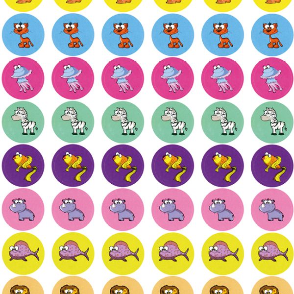 TIMETEX Set Belobigungs-Aufkleber 62767 Tiere 240 Stück