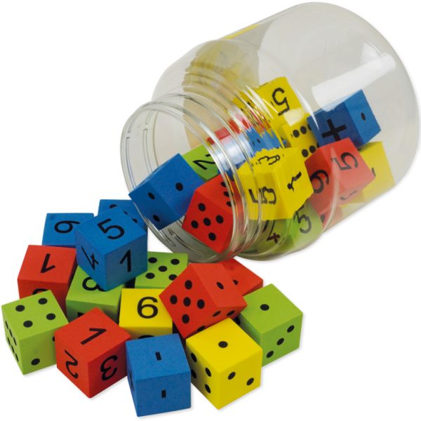 TIMETEX Flüster-Würfel Mathematik 92640 25mm 32-teilig