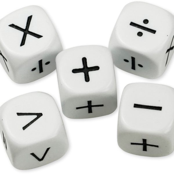 TIMETEX Set Würfel Rechenzeichen 93555 16mm 5-teilig