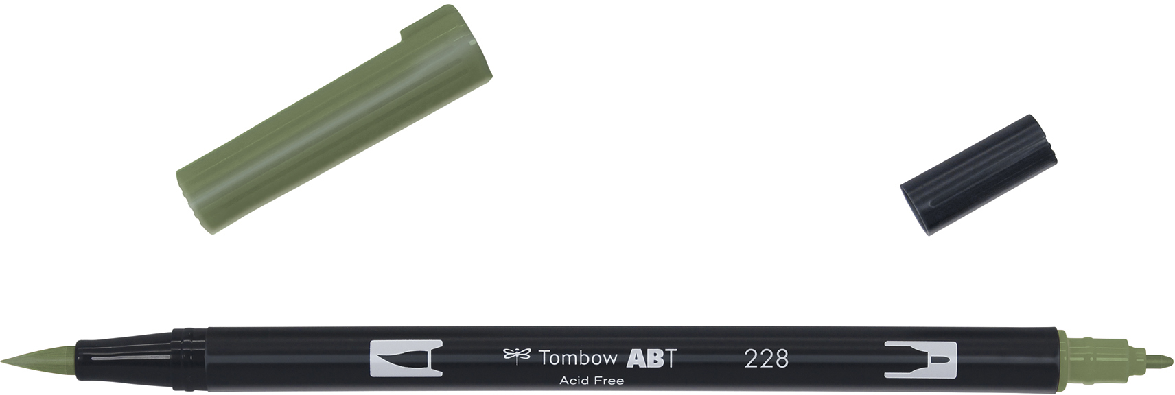 TOMBOW-ABT-228-4901991901337 TOMBOW Dual Brush Pen ABT 228 graugrün – Hochwertig & günstig bei ShopDeca