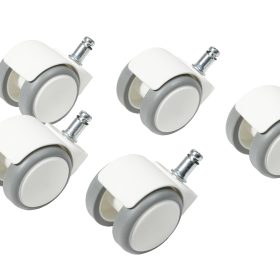 TOPSTAR Hartbodenrollen 6991W weiss 5 Stück