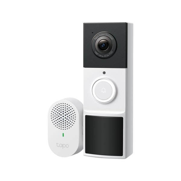 TP-LINK Video Doorbell Camera Tapo D210 2K, 6400mAh Battery