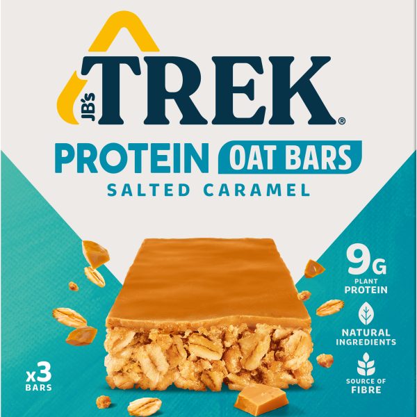 TREK Protein Haferriegel 83514 Salted Caramel 50g, 3 Stk.