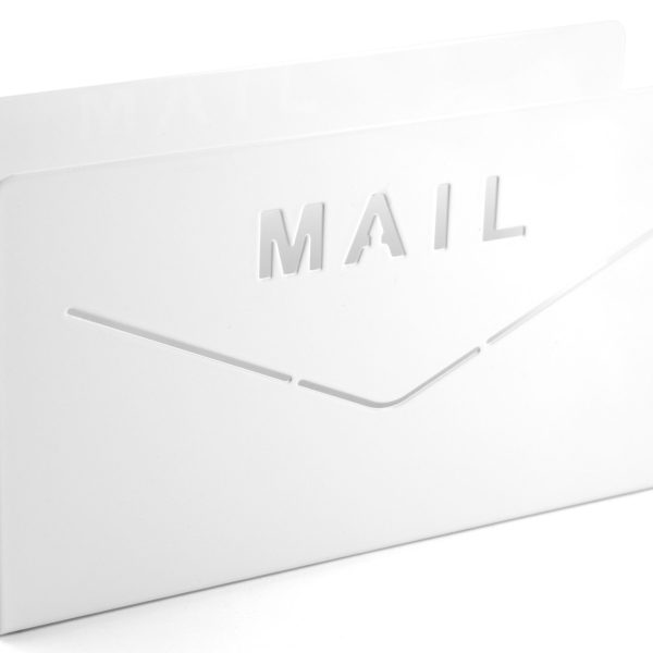 TRENDFORM Briefständer MAIL GK3510 Metall 18x10x5cm weiss