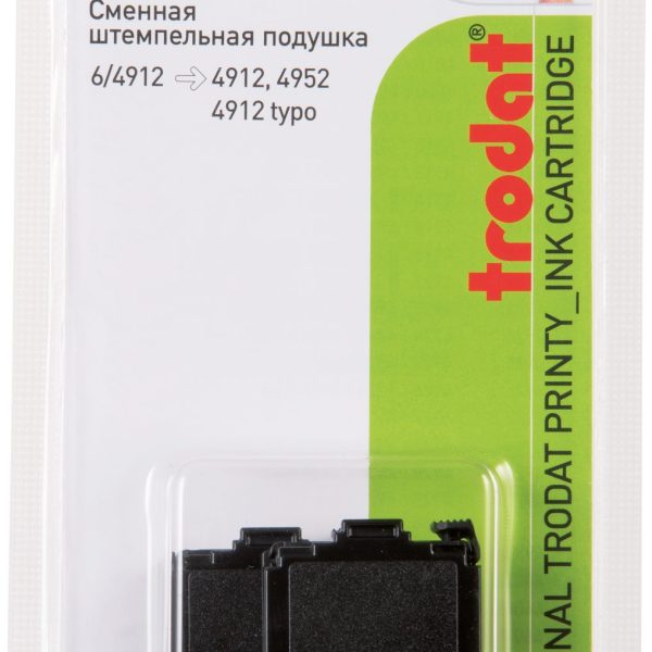 TRODAT Stempelkissen 6/4912EKSCB schwarz 2 Stück