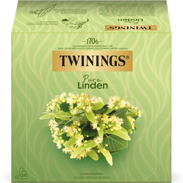 TWININGS Pure Lindenblüten 100012269 Beutel 1.5g, 50 Stk.