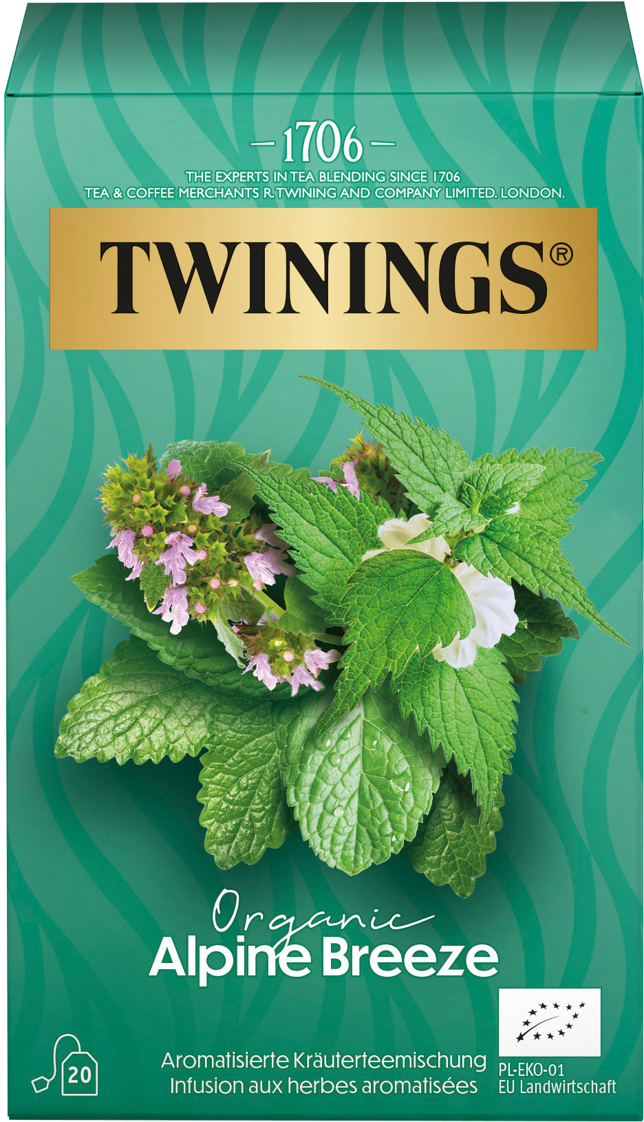 TWININGS-100017375-0070177232085 TWININGS Bio Alpenbrise 100017375 Beutel 1.8g, 20 Stk. – Hochwertig & günstig bei ShopDeca