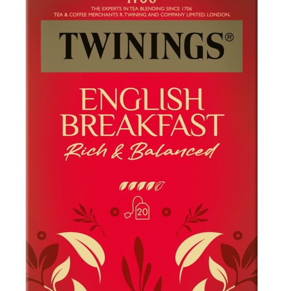 TWININGS English Breakfast 100018059 Beutel 2g, 20 Stk.