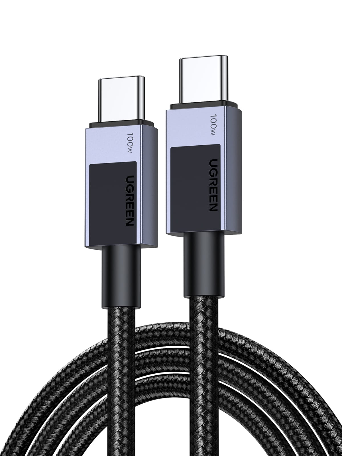 UGREEN-45065-6941876240654 UGREEN Cable USB-C to USB-C, 100W 45065 PD,3m,Fast Charging,Grey – Hochwertig & günstig bei ShopDeca