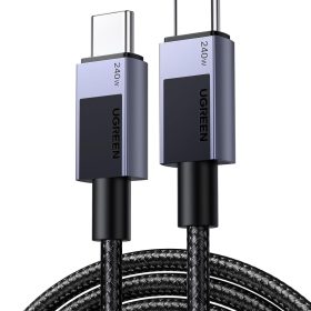 UGREEN Cable USB-C to USB-C, 240W 45067 PD,1m,Fast Charging ,Gray
