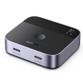 UGREEN USB-C Switch 2 In 1 Out,4K 55451 2×USBC- In, 1×HDMI Out