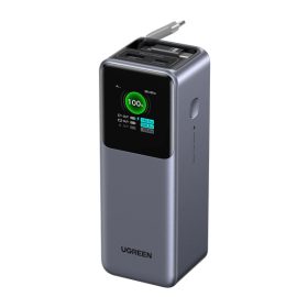 UGREEN Power Bank 20'000mAh 165W 55987B Retractable Cable