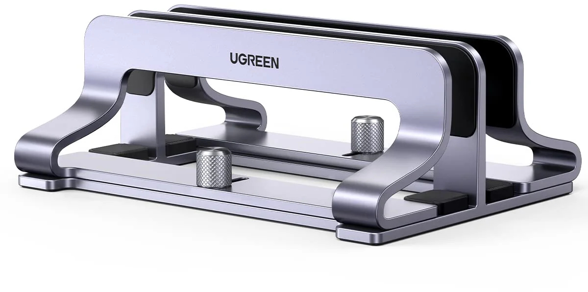 UGREEN-60643-BB-6957303866434 UGREEN Vertical Laptop Stand 60643 BB Dual-slot BB – Hochwertig & günstig bei ShopDeca