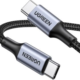 UGREEN Cable USB-C to USB-C 2.0 70428 100W,Alu Case,Braid 1.5m, Gr.