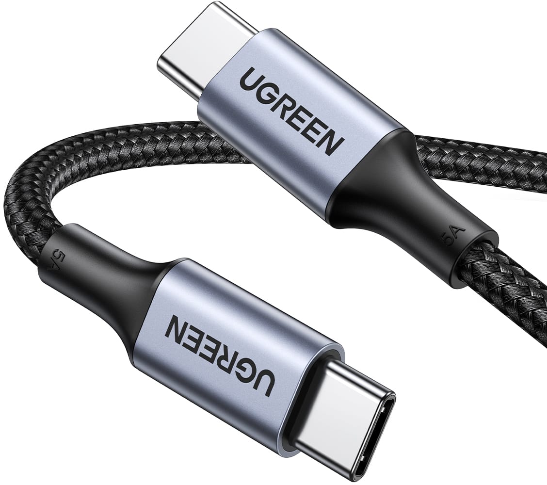 UGREEN-70428-6957303874286 UGREEN Cable USB-C to USB-C 2.0 70428 100W,Alu Case,Braid 1.5m, Gr. – Hochwertig & günstig bei ShopDeca