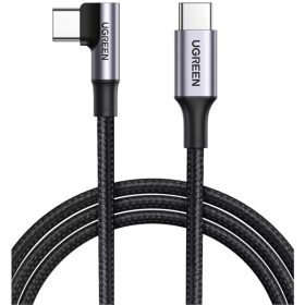 UGREEN Fast Chargingcable 90 Degree 70643 USB-C to C PD 100W, 1m