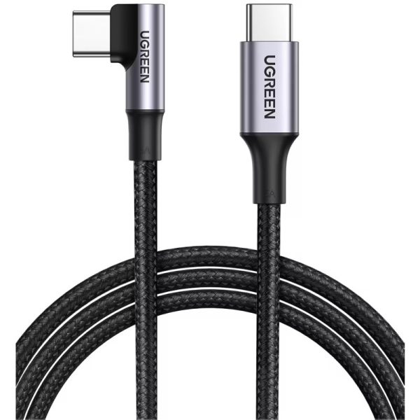 UGREEN Fast Chargingcable 90 Degree 70643 USB-C to C PD 100W, 1m