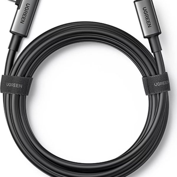 UGREEN Cable Right Angle 90629 BB 5m, USB-C to USB-C Link,Bl. BB