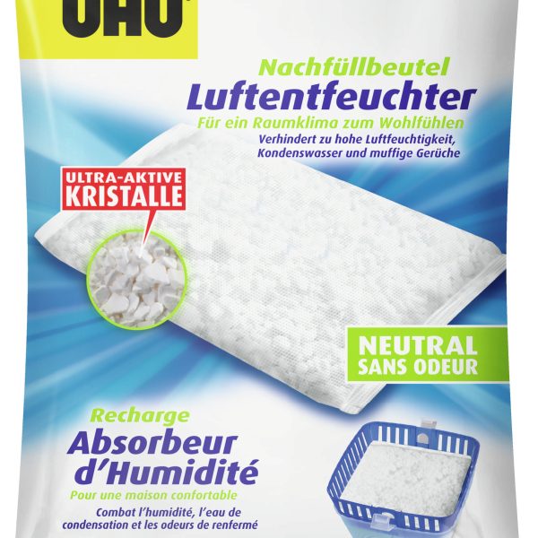 UHU Luftentfeuchter Original 504228 Granulat Nachfüllpackung 450g