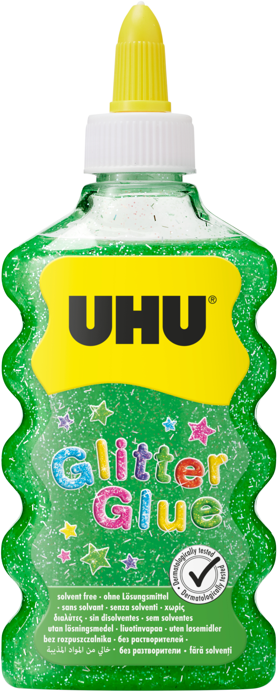 UHU-510569-4026700123227 UHU Glitter Glue Maxi 510569 grün, 185g – Hochwertig & günstig bei ShopDeca